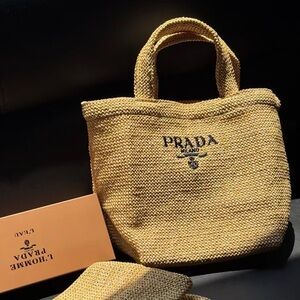 Prada Gold Tote Bag
